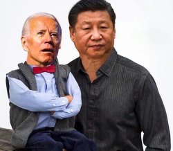 Joe Biden China Puppet Meme Template