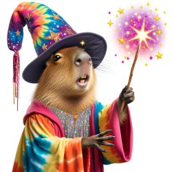 Wizard Capybara Meme Template