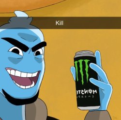 Osmosis jones, why are you drinking more energy drinks? Meme Template