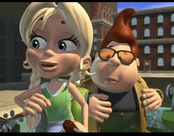 Elke Elkberg and Carl Wheezer Meme Template