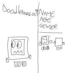 Doodleboard oc maker Meme Template