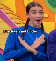 lucia absolutely not bucko Meme Template