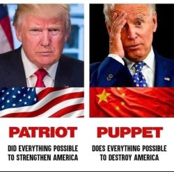President Trump vs Pretender Biden Meme Template