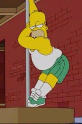 Homer pole dancing Meme Template