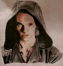 Jace Wayland drawing (Jamie Campbell-Bower) Meme Template