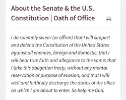 US Senate Oath of Office Meme Template