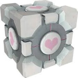 Companion cube Meme Template