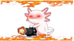 crazy angry axolotl Meme Template