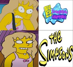 Spongebob squarepants hate art Meme Template