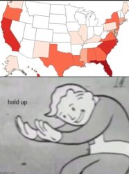 USA hold up Meme Template