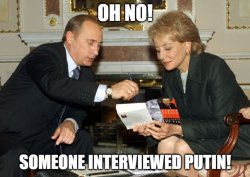 Putin interview with Tucker Carlson Meme Template
