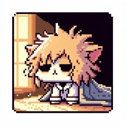 tired kitty getting up in the morning with her hair in a mess Meme Template