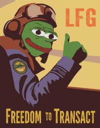 Sgt. Pepe Freedom to Transact Meme Template