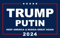 Trump Putin Keep America & Russia Great Again 2024 Meme Meme Template