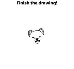 finish the drawing Meme Template