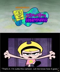 Spongebob hate art Meme Template