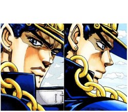 monkey look away, but it's jotaro Meme Template