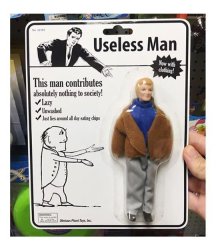 useless man Meme Template