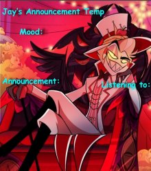 Jay's Lucifer Announcement Temp Meme Template
