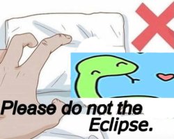 please do not the eclipse Meme Template