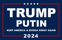 Trump Putin Keep America and Russia Great Again 2024 meme Meme Template