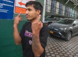 Illegal Immigrant gives America a middle finger Meme Template