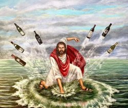 Jesus Water Wine Meme Template