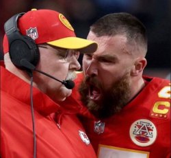 Kelce yelling Meme Template