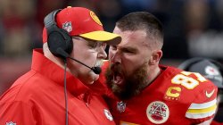 Travis Kelce Yells at Andy Reid Meme Template