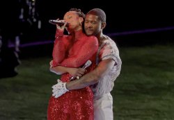 Usher hugging Keys Meme Template