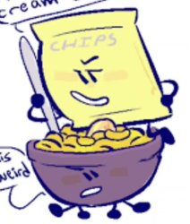 Chips X Cheddaroni Couple Meme Template