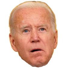 biden blank stare head Meme Template