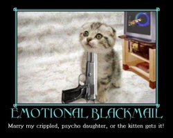 Emotional Blackmail Cat Meme Template