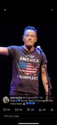 Bruce Springsteen anti Trump Meme Template