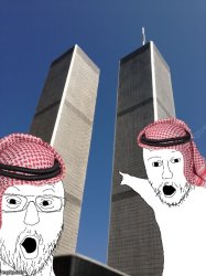 9/11 soyjack Meme Template