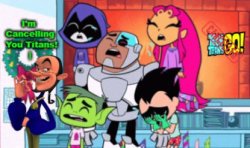 Mr. Greene From Norm Of The North Cancels Teen Titans GO! Team Meme Template