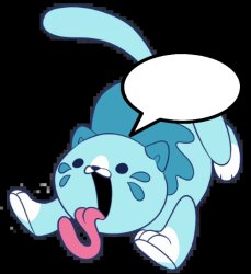 candy cat says Meme Template