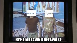 Elon Musk Leave Delaware Meme Template