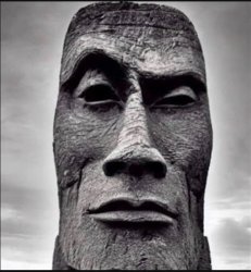 rock moai Meme Template