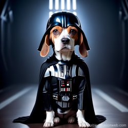 Beagle Vader Meme Template