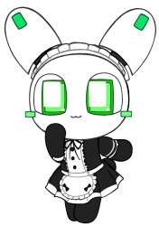 maid rabbot Meme Template
