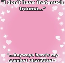 comfort character Meme Template