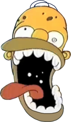 Homer Simpson Goofy Ahh Face Meme Template