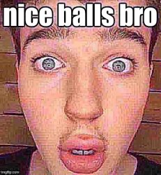 nice balls bro Meme Template
