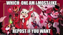 Which one am I most like Meme Template