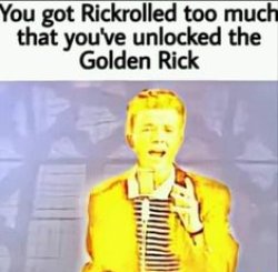 Golden Rick Meme Template