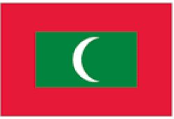 Maldives flag Meme Template