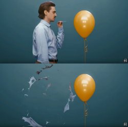 man balloon Meme Template