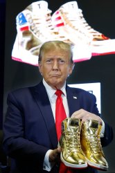 Trump Golden Sneakers Meme Template