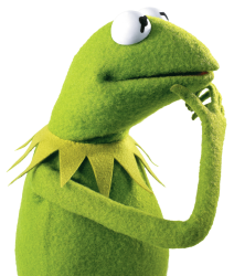 Kermit Thinking Meme Template